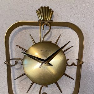 Vintage Phinney Walker Brass EightDay WindupClock